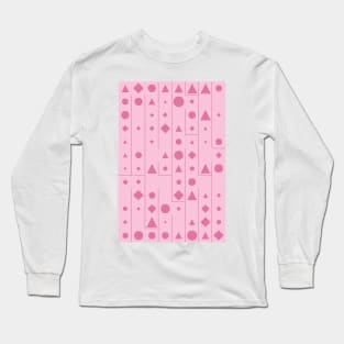 Gift for Valentines Day - Geometric Pattern - Shapes #13 Long Sleeve T-Shirt